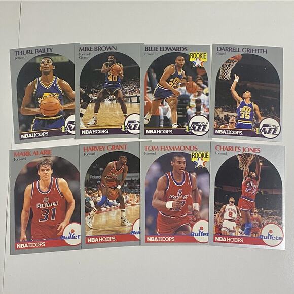 1990 NBA Hoops Basketball Cards Lot - 146 Cards Vintage - Picture 10 of 12